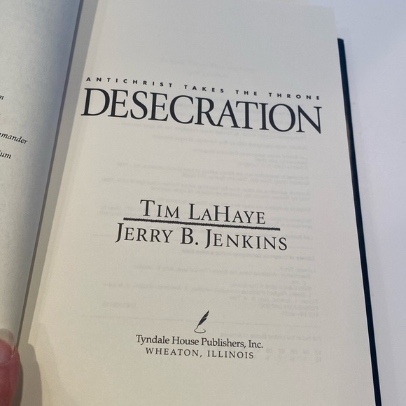 “Left Behind” series, “Desecration” by Tim LaHaye - Picture 4 of 5